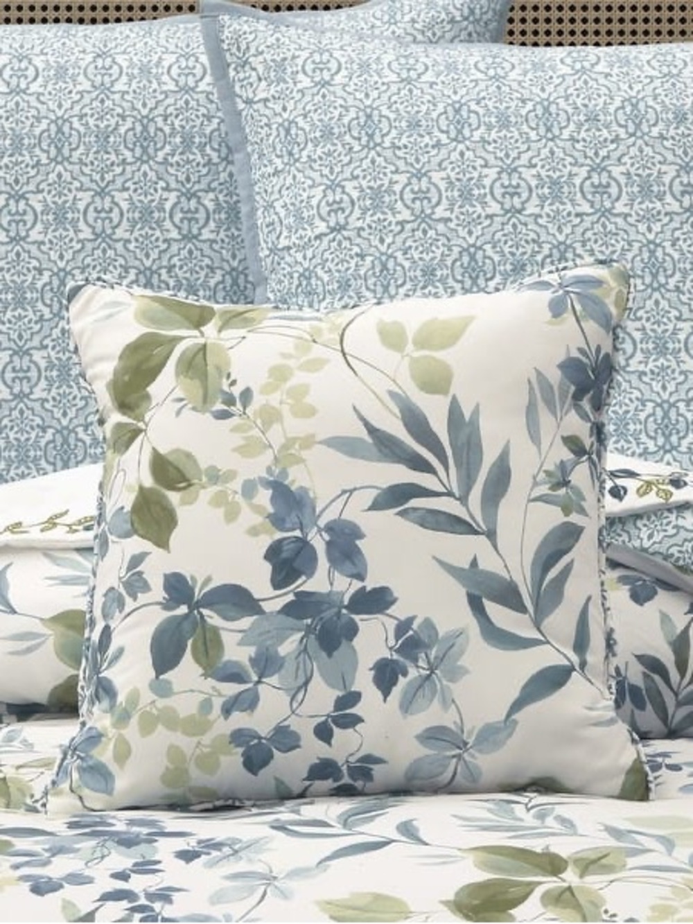 Evergreen Blue 16" Square Decorative Throw Pillow NEW